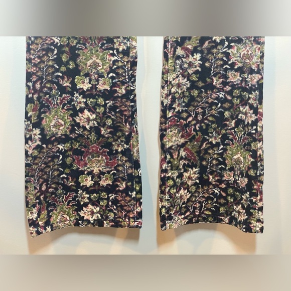 NWT Pilcro for Anthropologie The Icon Flare Corduroy Pants Navy Background Sz 27 - Picture 8 of 16